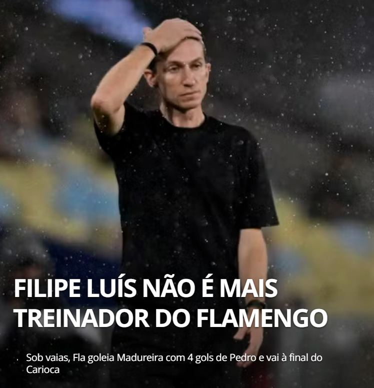 Nós já havíamos alertado.

Esse é o preço da teimosia e do amor platônico ao jogador!

Acabou o estágio no Flamengo!