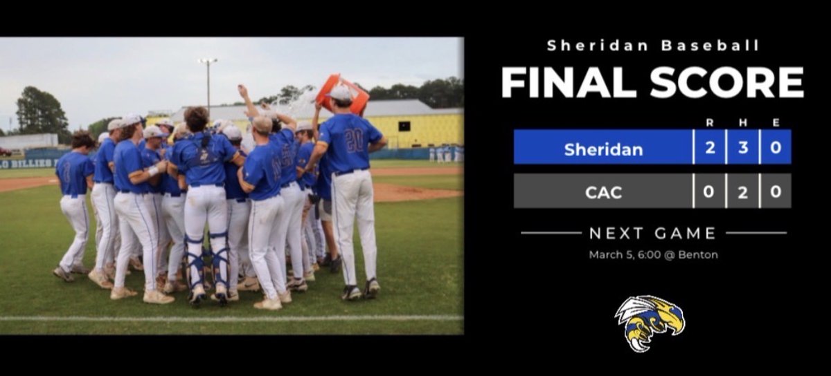 Sheridan Yellowjacket Baseball tweet media