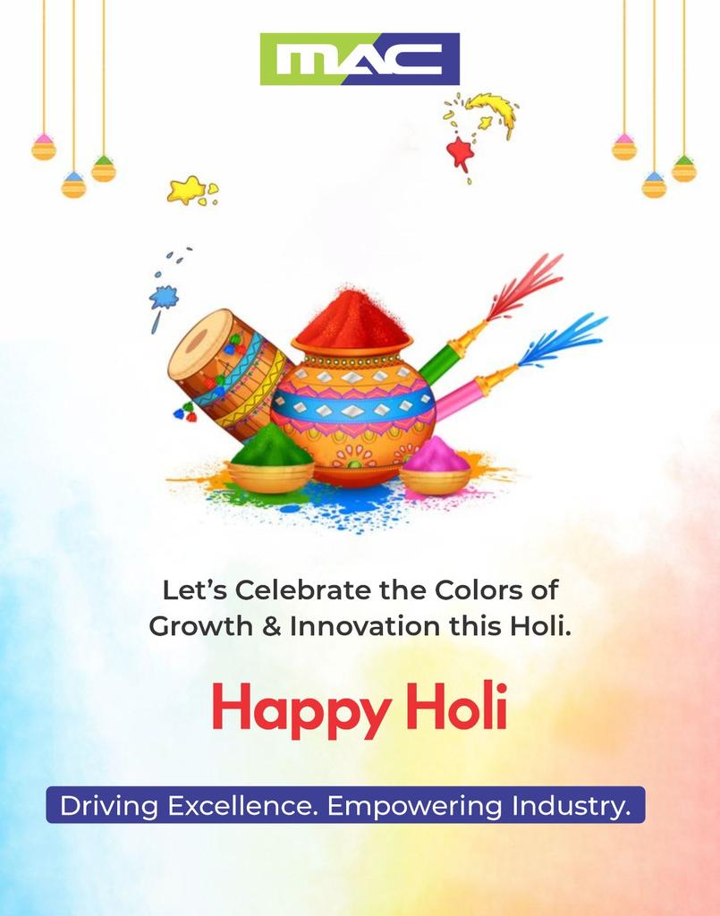 macaurangabad's tweet photo. Wishing you and your family a very Happy and colorful Holi! ๐โจ
Letโs celebrate the spirit of togetherness, growth, and bright beginnings.
Stay safe and enjoy the vibrant moments!
#HappyHoli #TeamMAC #FestivalOfColors #NewBeginnings #CelebrateTogether https://t.co/cP90gnhStQ