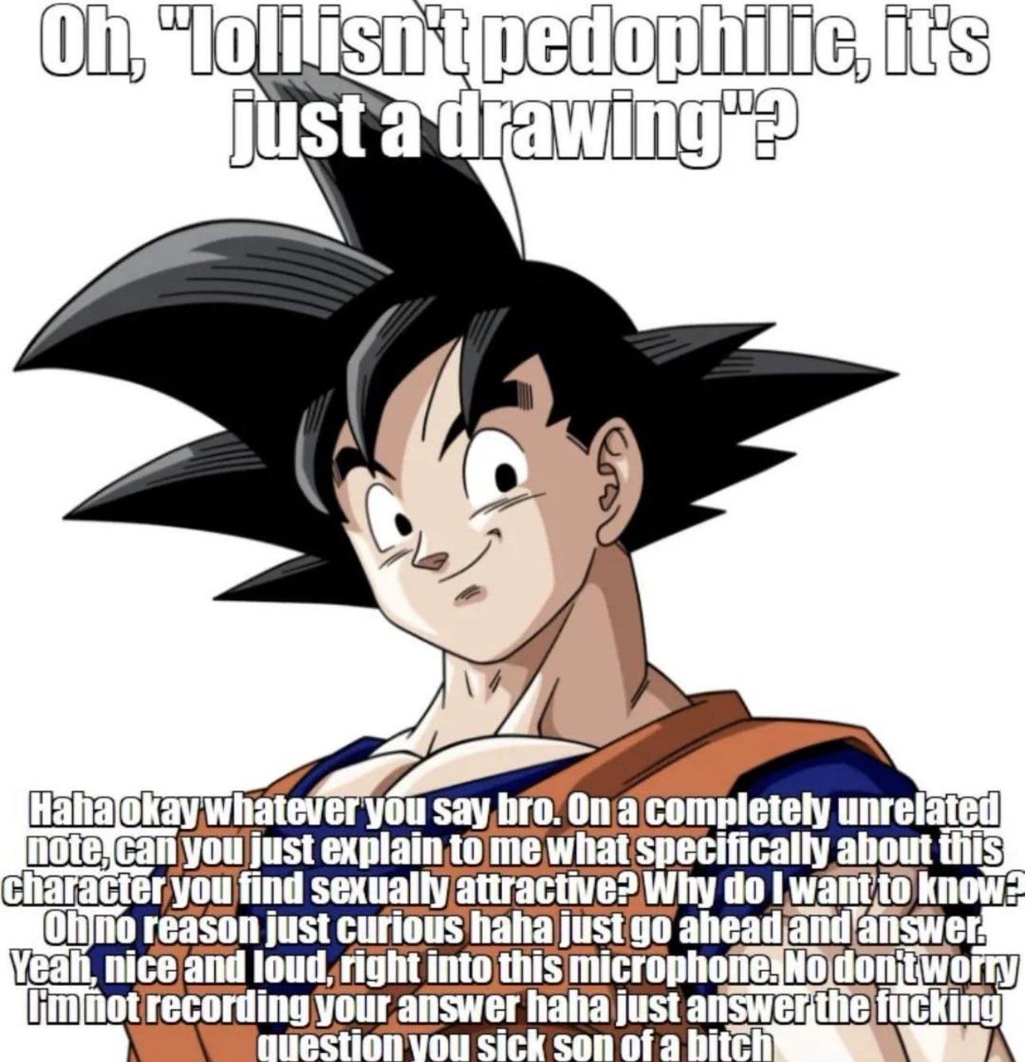 exisbread's tweet photo. since there’s another controversy about it going around, here’s my semi-annual reminder that lolicons are pedophiles. point blank period.

if you disagree, just unfollow. i will be blocking anyone attempting to defend it unless you answer this first. https://t.co/nCfUhhnwl2