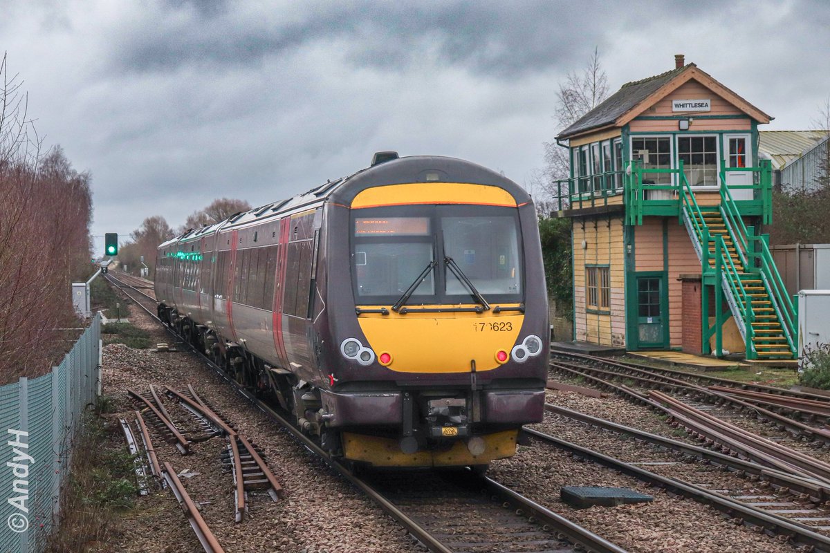 holtona72's tweet image. #TurbostarTuesday An eastbound @CrossCountryUK service passes non-stop through Whittlesea in the direction of its next scheduled stop at March on Saturday. 170623 working 1L34 09.22 Birmingham New Street to Cambridge. #CrossCountry #Fenland 28/2/26