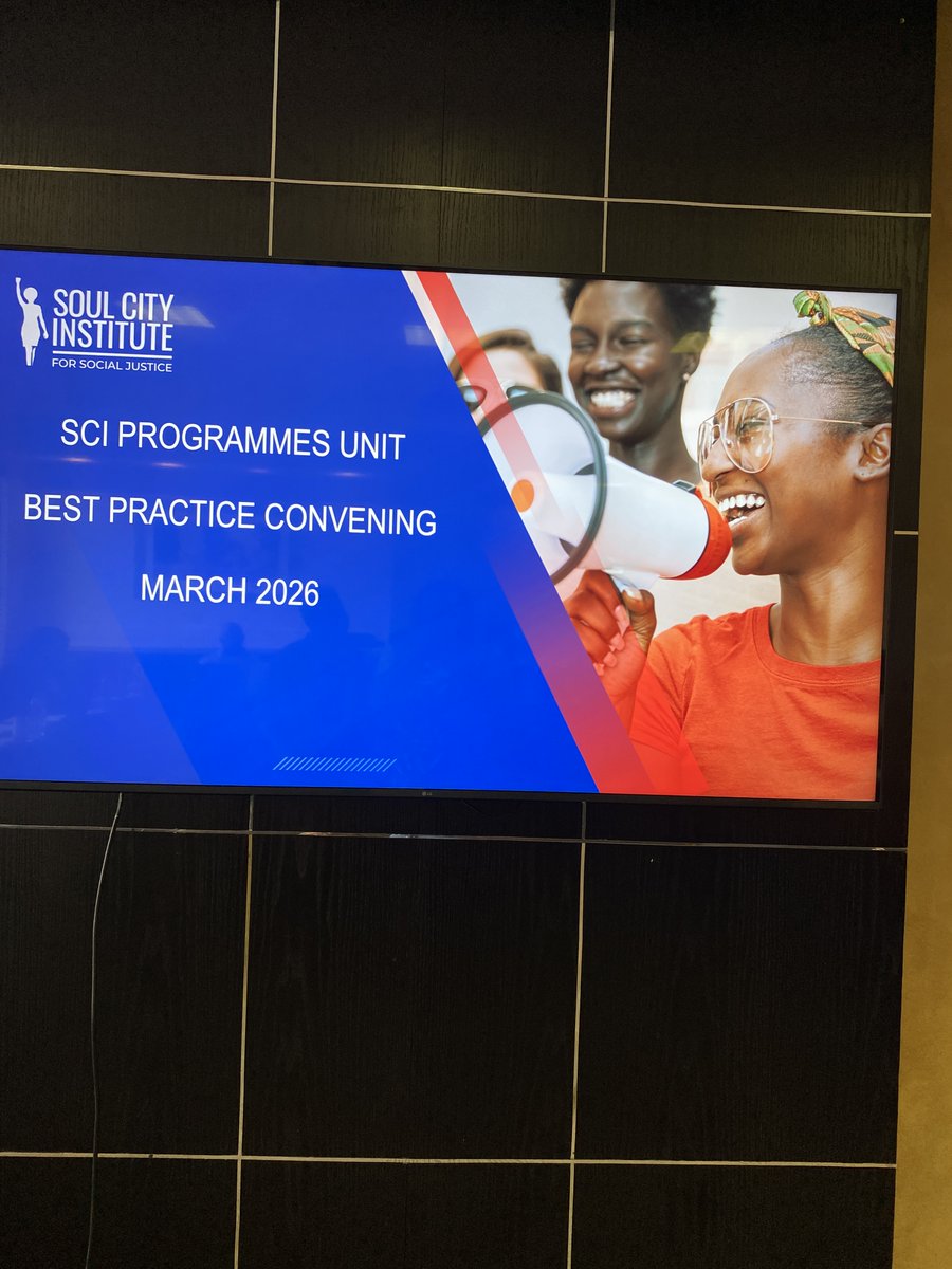 SoulCity_SA's tweet image. Day 1: We interrogated ourselves.
Day 2: We align and act.
Across 9 provinces, we’re turning reflection into action at the Soul City Institute for Social Justice.

Stay tuned for more insights from our Best Practice &amp;amp; Learning Event.

#LearningInAction #BestPractice