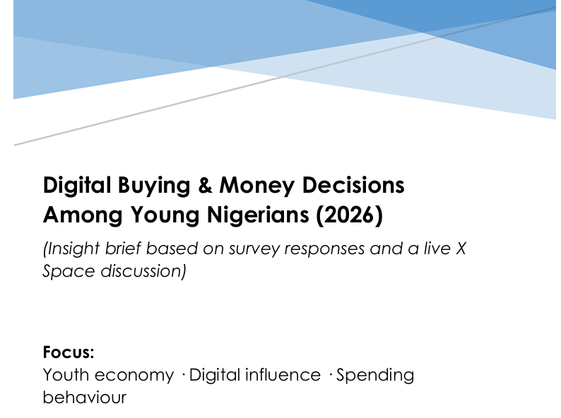UchechukwuBede's tweet photo. Youth spending is becoming more emotional &amp; that has policy implications.
From a short survey + live X Space, I observed how cost of living pressure, digital ads,  &amp; family obligations shape money decisions among young Nigerians  

https://t.co/cV44g50fWT https://t.co/rw5dCwd3Ck