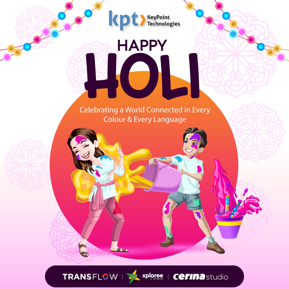 KeyPointTech's tweet photo. This Holi, we celebrate more than colours — we celebrate cultures, languages, and global connections. 🌍✨
Wishing you a Happy and  vibrant Holi!
#HappyHoli #Holi2026 #GlobalConnections #AIInnovation #Localization https://t.co/BzrKmWiaj7