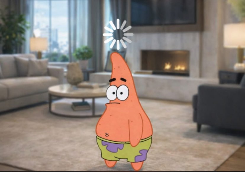 When you forget what you were doing and just stand there loading😭……