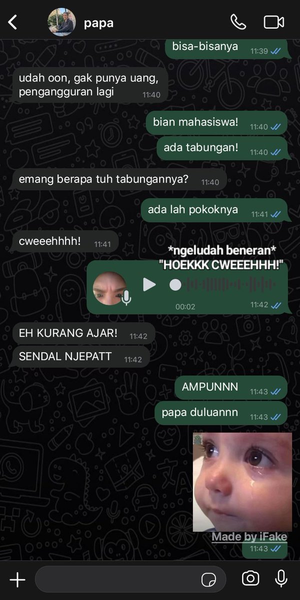 bian dikasih cobaan, malah dicobain