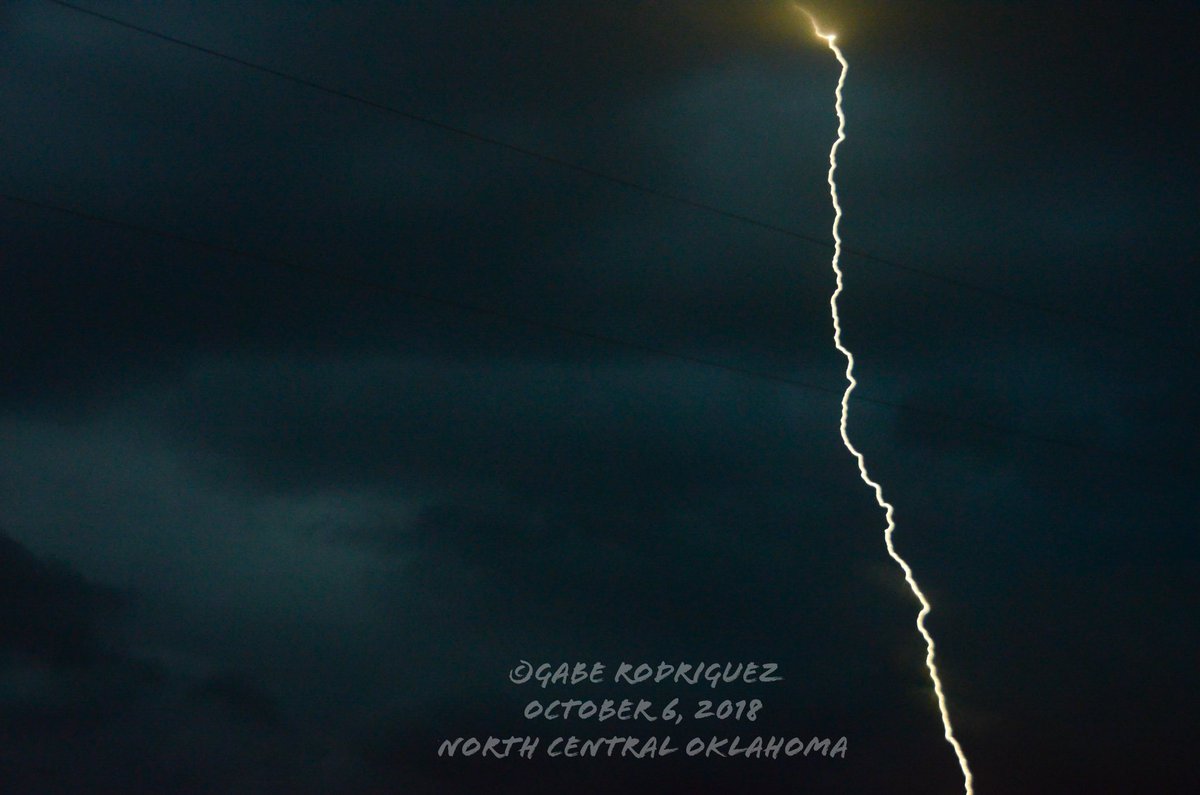 So in honor of my chase season starting is my first shot of lightning from when I had just freshly turned 12 the day before, on a kind of odd fall storm chase. Either way I’m still thrilled 7 years later! #wxtwitter