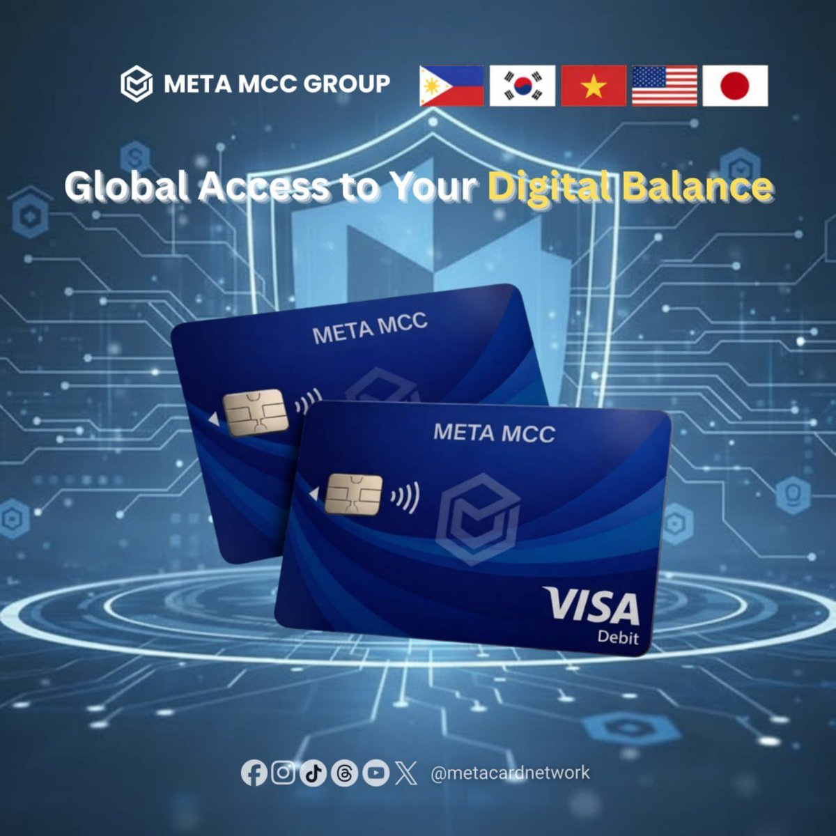 mcc_MADNESS's tweet photo. Your digital balance deserves global access. 📷📷With the Meta MCC Card, your crypto isn’t just numbers on a screen — it becomes real-world purchasing power anywhere Visa is accepted.  Spend smarter. Move freely. Go global.  REGISTER NOW!! 📷 https://t.co/5DTUxQw11Q https://t.co/JYiPPcd12X