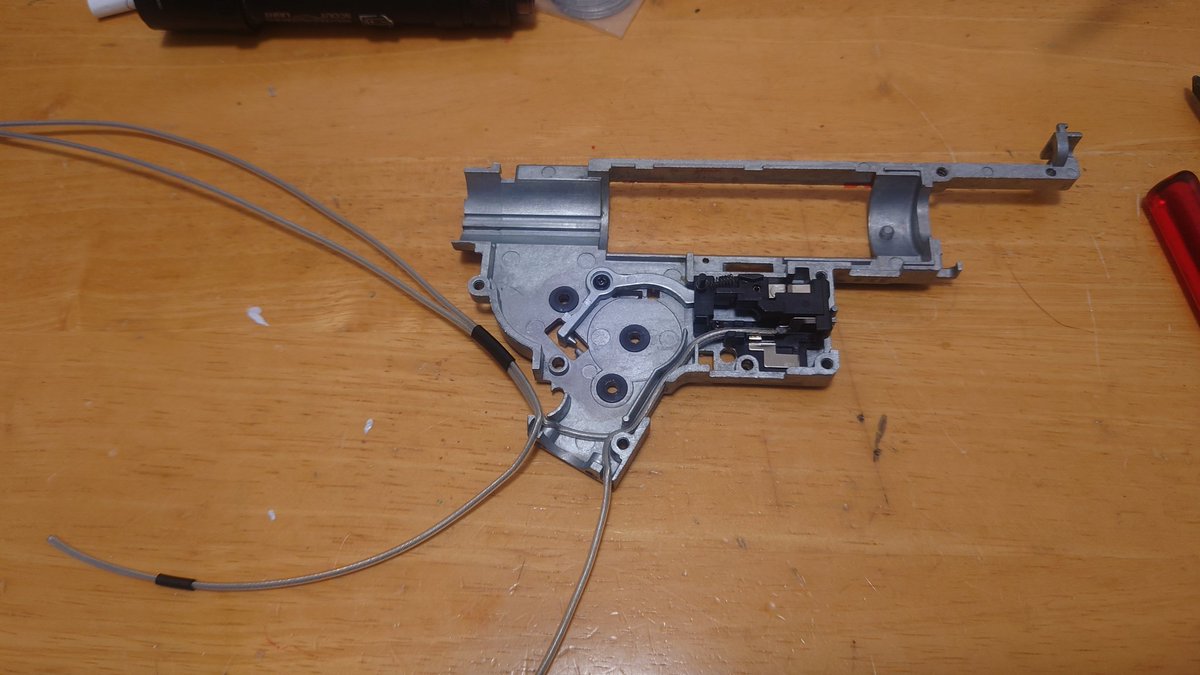 AirsoftPF's tweet photo. スイッチ組み直し完了✨ https://t.co/O6acQO98cA