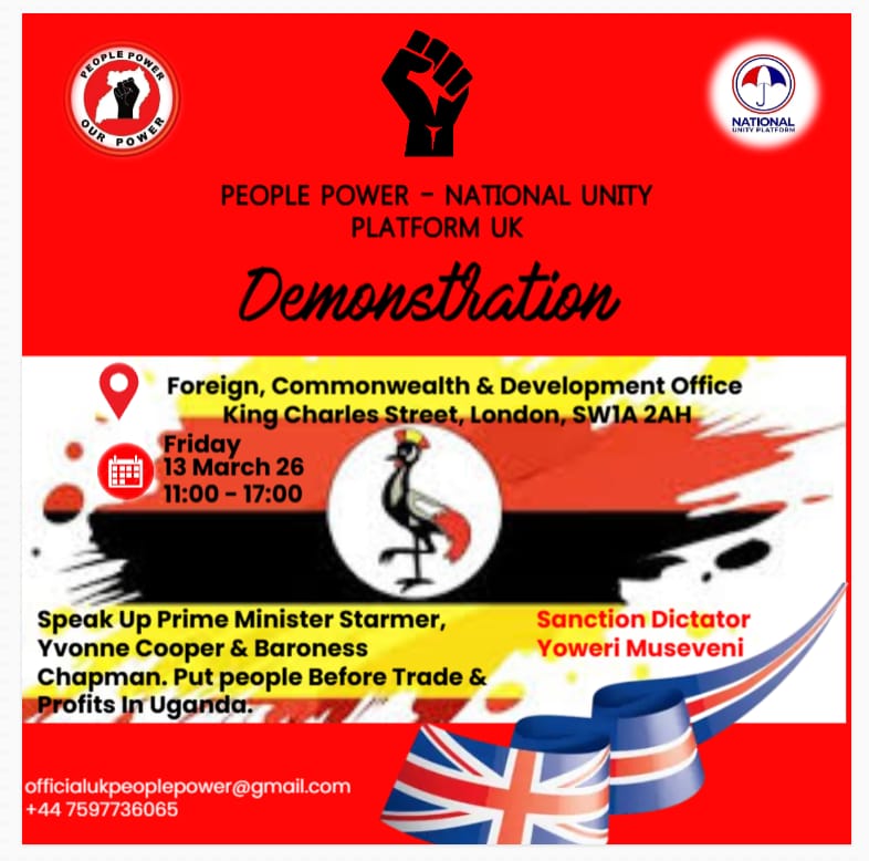 📌 Happening Friday, 13 March 2026

At the Foreign, Commonwealth &amp; Development Office (FCDO) <a href="/FCDOGovUK/">Foreign, Commonwealth & Development Office</a>, Whitehall, Westminster, London 

Calling on Yvette Cooper <a href="/YvetteCooperMP/">Yvette Cooper</a>, Secretary of State for Foreign and Commonwealth Affairs, Jennifer Chapman <a href="/JennyChapman/">Jenny Chapman</a>, Minister of