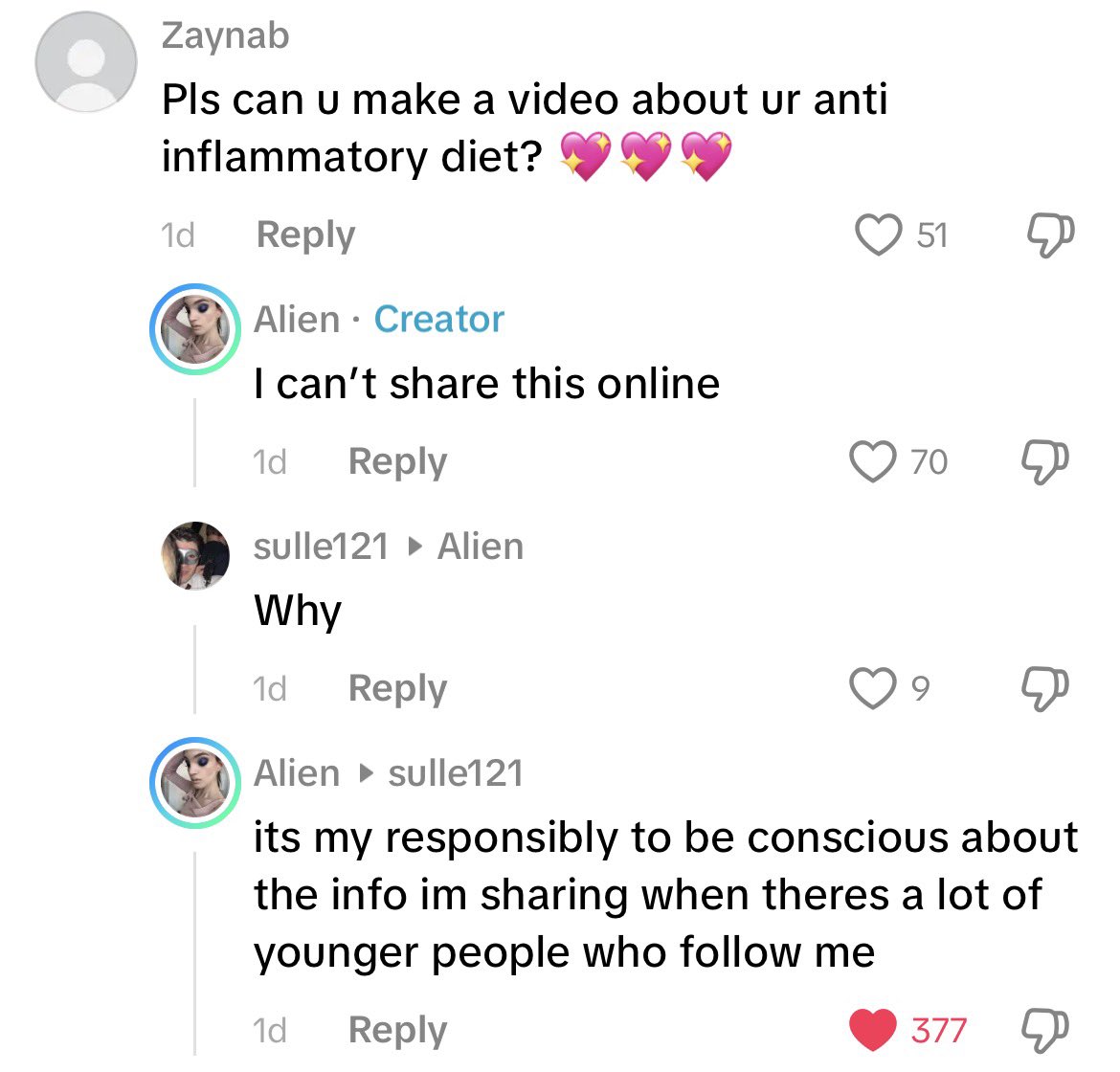 i wish more influencers were like this