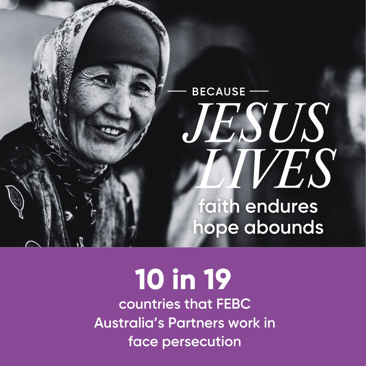 FEBC broadcasts cross borders and persecution to bring Christ’s hope where it’s hardest to follow Him. 10 of 19 countries supported from Australia are among the most dangerous for Christians. This Easter, will you stand with those still choosing Jesus? febc.org.au/easter-appeal/