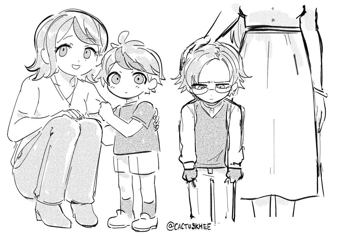 he's a bit shy so you should go say hi