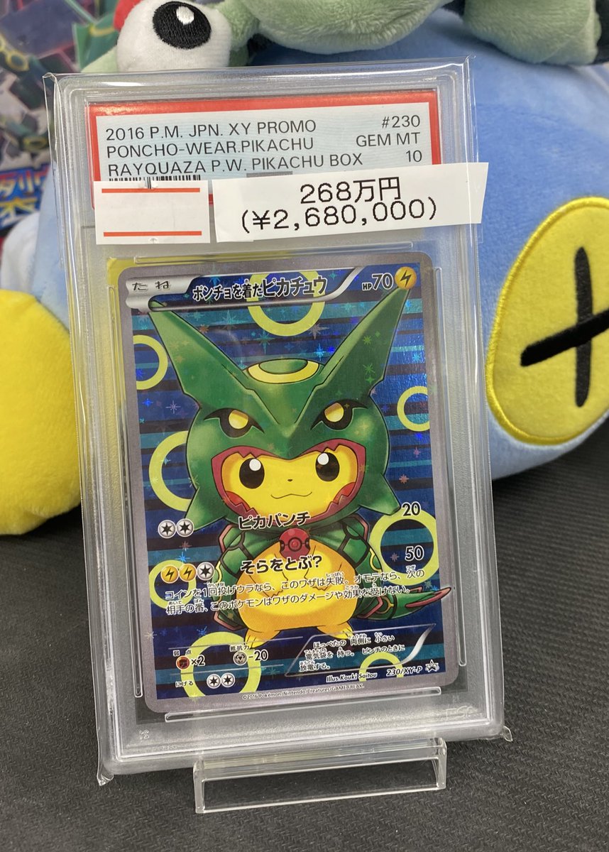⚡️入荷情報⚡️】 🐉【PSA10】ポンチョを着たピカチュウ 230/XY−P