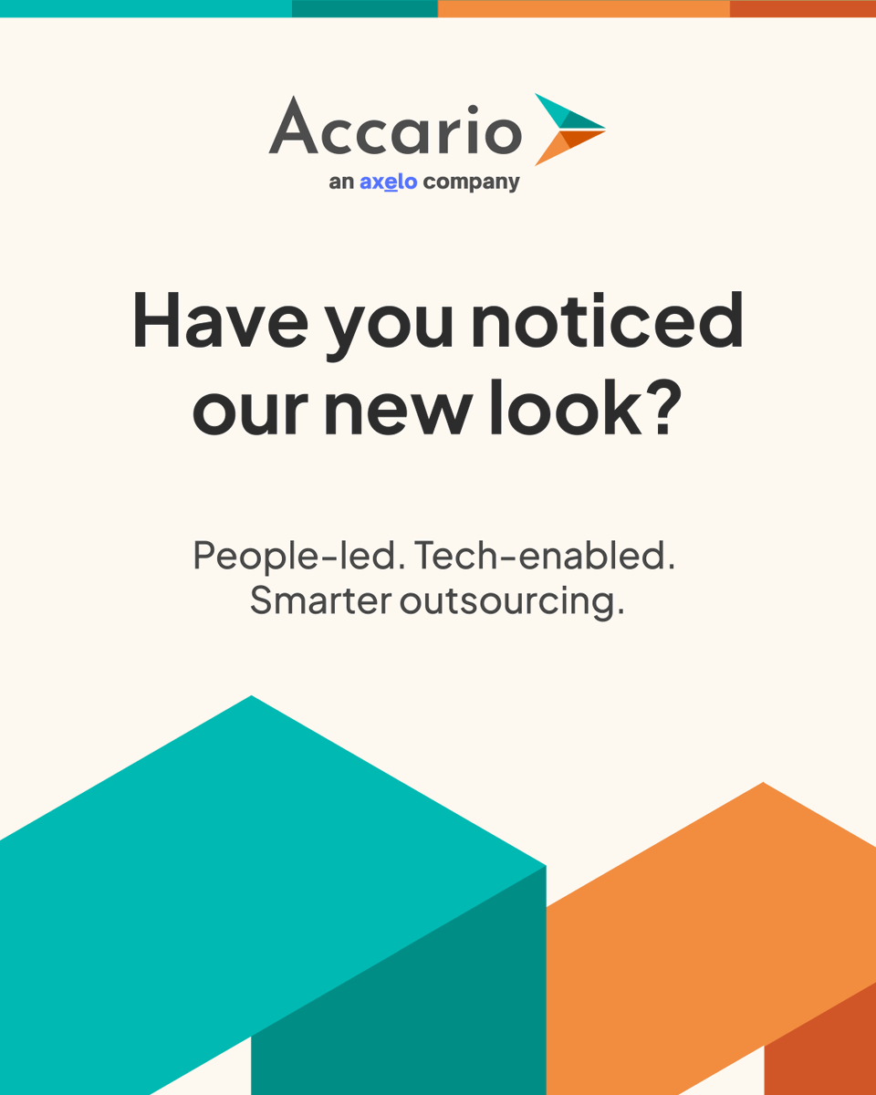accario_global's tweet photo. You may have noticed a change.

Accario has evolved. Our refreshed brand reflects how we support growing businesses today: structured, technology-enabled and built for scale.

People-led. Tech-enabled. Smarter outsourcing.

#smarteroutsourcing #techenabled #accario https://t.co/5mUEKrIkHF