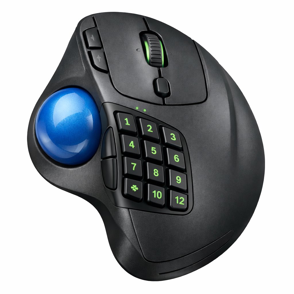 grell0x's tweet photo. I need a company to make this…..
@Logitech tracker ball mixed with a @Razer Naga for macros and shortcuts…

Please god someone make this https://t.co/SR46SW8VU8