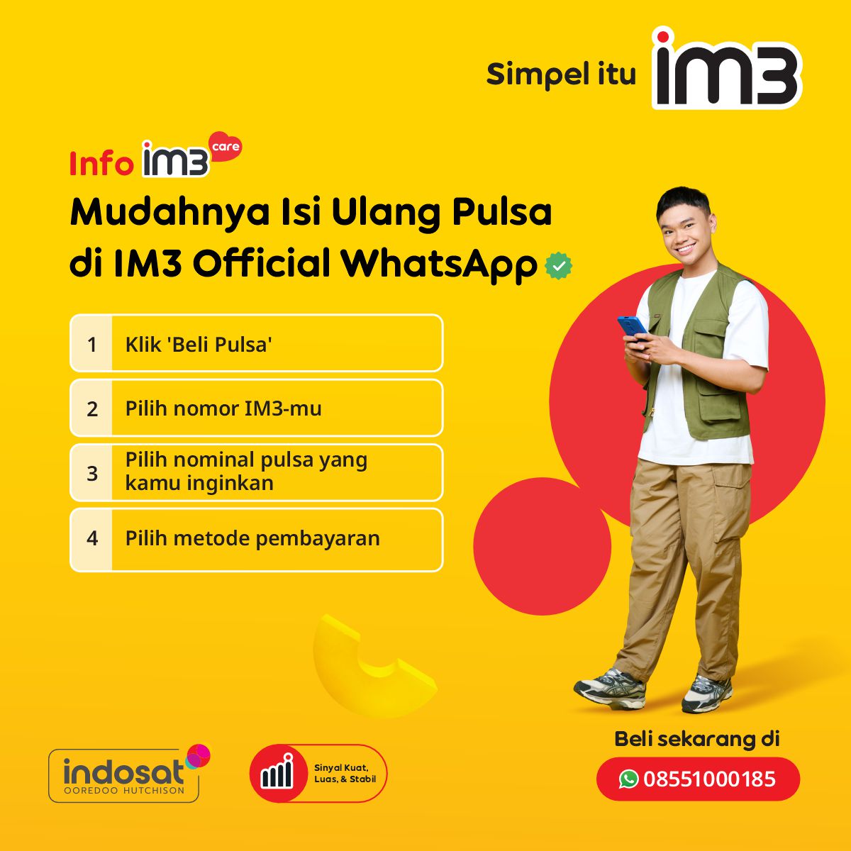IM3 Care tweet media