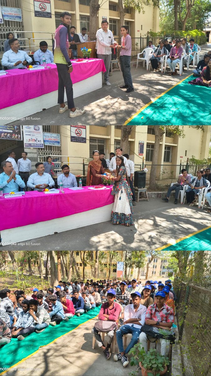 ItiBhiloda's tweet photo. તા27/02/26 ના રોજ સંસ્થા ખાતે Plumber ટ્રેડ નો Alumni meet program Pidilite Industries ના સહયોગથી યોજાયેલ હતો જેમા Pidilite Industries ના મેનેજર શ્રી પંકજ તિવારી અને સંસ્થાના આચાર્ય શ્રી ડી એન રાઠોડ ના હસ્તે Plumber ટ્રેડ ના ભૂતપૂર્વ તાલીમાર્થીઓને Memento આપી સન્માન કરવામાં આવ્યુ https://t.co/bY3X45ewpc
