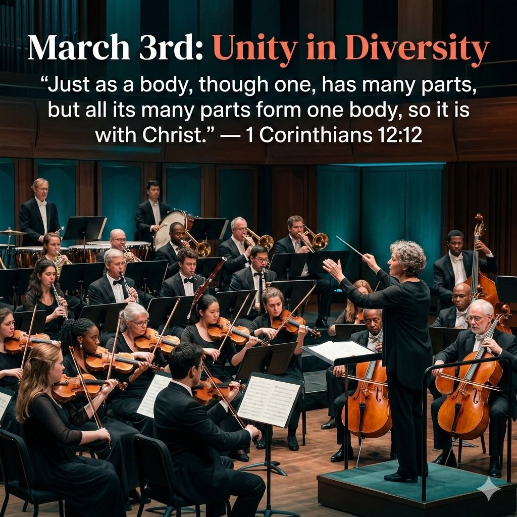 PrincetonCoC's tweet image. Unity doesn't mean everyone's identical. It means different strengths working toward the same purpose. That's how bodies function—and churches.
 
#UnityInDiversity #OneBody #PCC