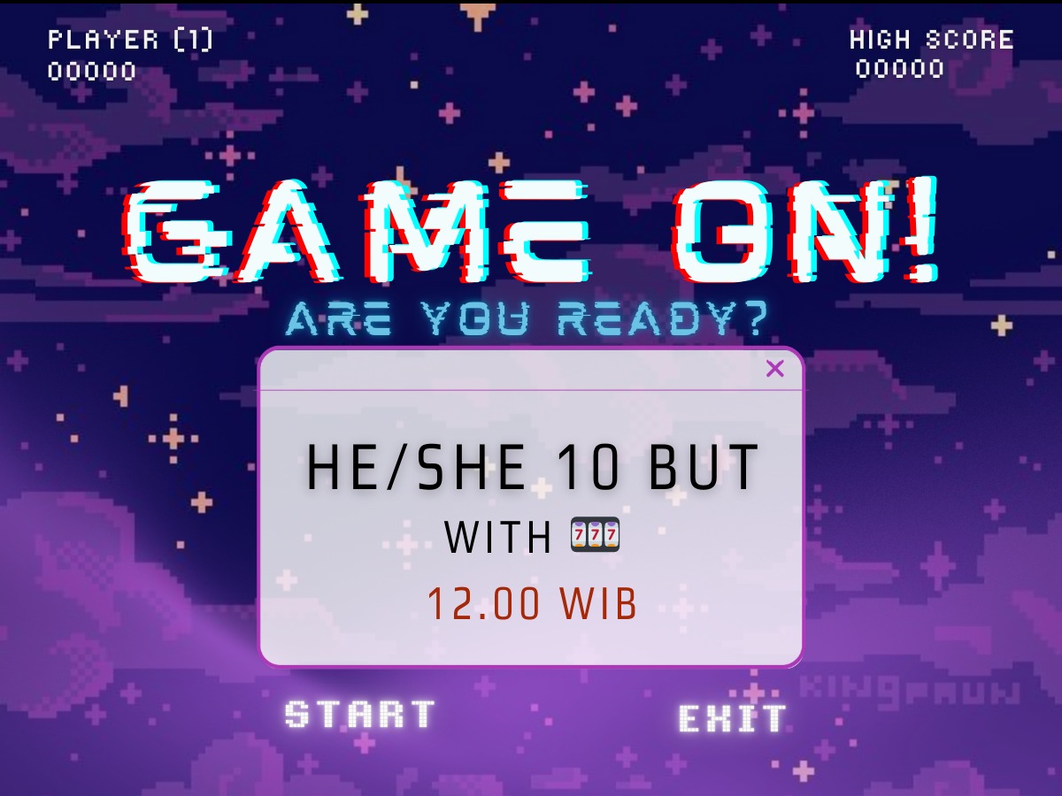 TIMEZONEAGCsub's tweet photo. ㅤ

ㅤ  𝗕𝗘𝗘𝗣! 𝗕𝗘𝗘𝗣! 𝗡𝗢 𝗖𝗔𝗥𝗗 𝗗𝗘𝗧𝗘𝗖𝗧𝗘𝗗!
ㅤ    ▶  TAP YOUR CARD TO START  ◀

͏👤 : 🎰
͏🎮 : He/she 10 but..
͏🗓 : SELASA, 3 MARET 2026
͏⏰   :12.00 WIB

Tap your card and let the fun begin.
Please 𝙍𝙀𝙋𝙊𝙎𝙏 to join the game. 🎮 

ㅤ https://t.co/tlieBb7UvN