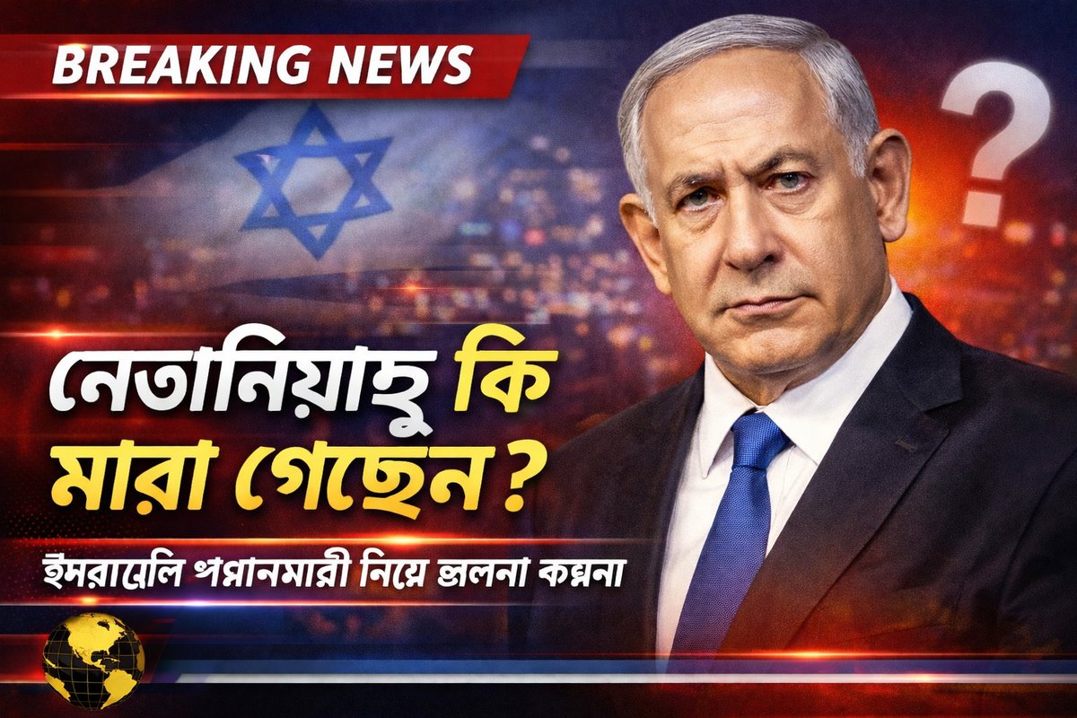 ju2982shaik's tweet photo. Benjamin Netanyahu–কে ঘিরে নিরাপত্তা সতর্কতা জারি হয়েছে—এমন খবর বিভিন্ন সময় উত্তেজনা তৈরি করে। সাধারণত এ ধরনের “Security Alert” হতে পারে: #NetanyahuUpdate
#IsraelPM
#PoliticalUpdate
#LatestNews
#NewsAlert
#GlobalPolitics https://t.co/fpUEUeIXkO