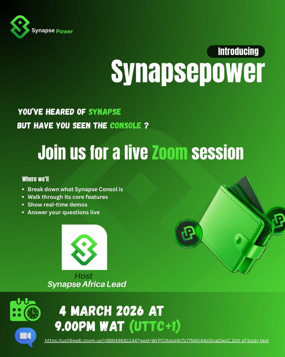 You’ve heard about Synapse. Now it’s time to see the Console in action.

Join us live as we break down what Synapse Console really is, walk through its core features, run real-time demos, and answer your questions step by step.

If you’re serious about earning with compute and