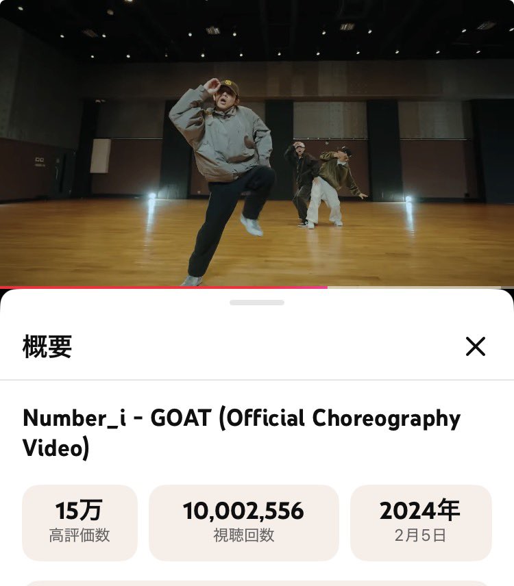 yt_Kisch's tweet photo. ˗ˋGOAT_Choreography 1000万回再生超ˎˊ˗🎉🎉
3人がクルクル入れ替わるフォーメーションの
激しい動きの中のユーモラスな表現も楽しい
コレオ!🧢👟✨
#GOAT_Choreo10Mviews
#Number_i_GOAT
#GOAT_Choreography
https://t.co/lMy0G502ob... https://t.co/tK35UjpL3u