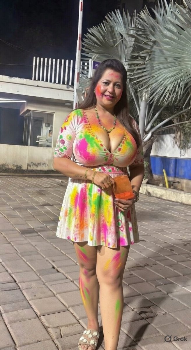 SupriyaMommy's tweet photo. Happy Holi Guys!!! Aao mumma ko colour lgane ke liye🥰🫟💦Vaise kaha colour lgaoge maa ko batao🙈🤭 https://t.co/xnHWfpoi66