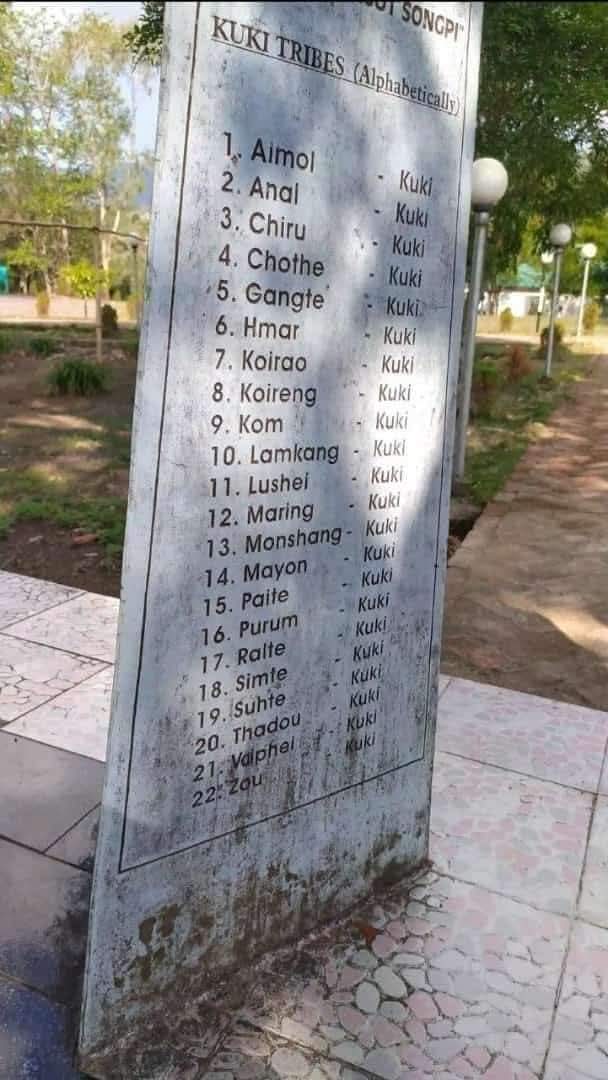 “Despite claims by certain Thadou scholars that Thadou is not Kuki, the stone inscription itself lists Thadou among the Kuki tribes. What about such records which speak louder than online narratives.”facebook.com/share/p/18Xe6w…