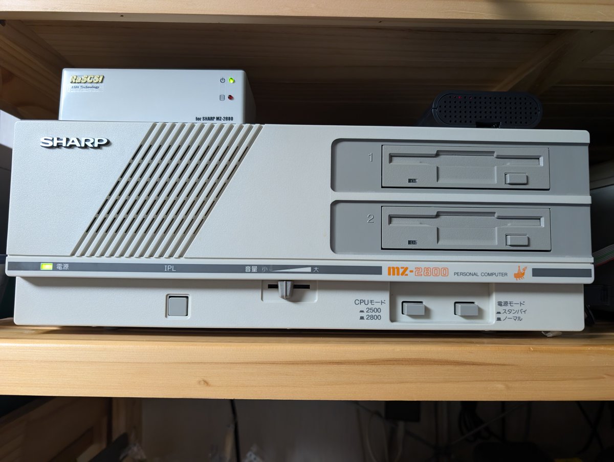 MZ-2800のキーボード（X68000Zキーボード）の使い勝手が良くなったので