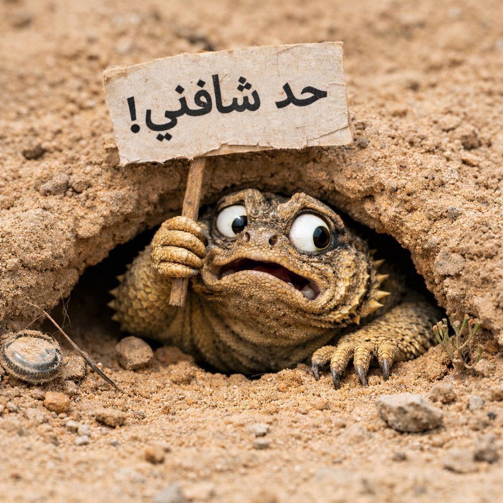 بعد ضربات الايرانية 
الضب حاليا يخطط آلى هروب 🥲💔

هل هرب الى الصومال 🇸🇴 

الله يكون في عونك أيها الضب الغدار