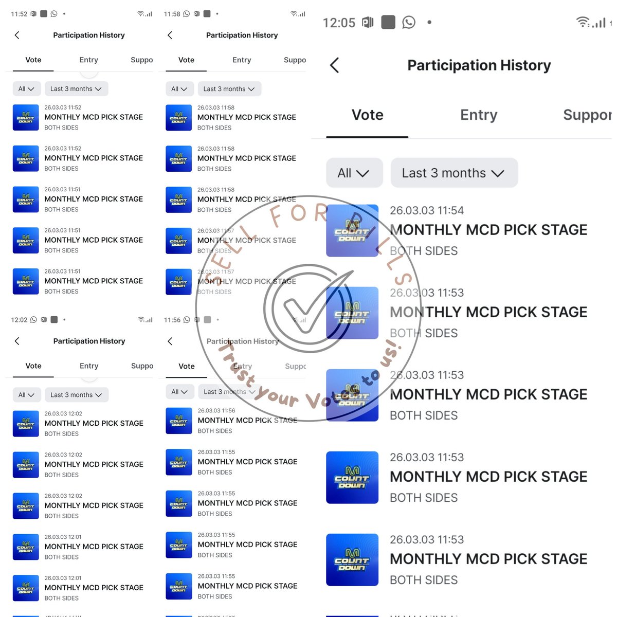 🍀 RT DEALS COMPLETED FOR #NCTJNJM

✅ 25 votes MCD MONTHLY PICK STAGE

— FOR SALE —
💸16k IDR: 80 🎟 mcd pick stage

#sellforbillssdeals