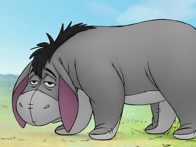 What I learned today - Eeyore is a donkey....