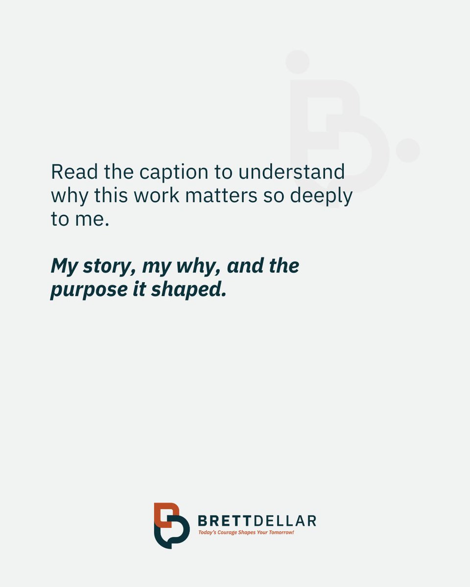 BrettDellar's tweet photo. Everything you see today started with a man in pain.
This Wasn’t a Career Move. 
It Was Survival.

This is my story.

Eight years ago, none of this was part of a plan.
There was no strategy.
No five-year vision.
No rebrand in mind.

It started for one reason.
I was in pain.

For 44 years I carried childhood trauma.
For 30 of those, it showed up as depression.

And most people had no idea.
I was high-functioning.
Successful chiropractor.
Helping people every day.
Smiling. Performing. Achieving.

But every night I was exhausted.
Not from work.
From pretending I was “OK.”

I wore what I now call the ManMask.
Strong. Capable. Fine.
While inside I felt like a boy in a man’s body.

I knew I was a good person.
I knew I was a good chiropractor.
But I didn’t feel it.

And that gap slowly eats you alive.

Then I faced the childhood trauma.
And something shifted.

I realised my trauma wasn’t who I was.
It was something that happened to me.

For the first time in my life, I felt real love for myself.
As a person.
As a man…and I wept uncontrollably.

But once the trauma story loosened its grip… something unexpected happened.
There was space…A hole.

If I wasn’t “the traumatised one”… then who was I?

For 18 months I studied.
Workshops.
Programs.
Books.
Coaches.
Hard conversations.
Hard truths.

I invested more money and time into myself than I can count.

Layer by layer, things started to fall away:
The trauma.
The expectations.
The negative internal voices.
The societal pressure.
The mistakes I’d dragged around.
The BS that was never mine to carry.

And underneath all of that…
I found me.
Happy.
Loving.
Passionate.
Compassionate.
Fun. (Debatable according to my wife.)
Energetic.
Authentic.
Integral.
Vulnerable.
Courageous.
Strong.

Eight years ago, I could not have said those words about myself.
Today, I can.

And here’s what that journey led me to:
I don’t want anyone to carry their pain longer than they have to. (Like I did – way too long)

There are answers.
There are tools.
There is another way.

That’s why I became a coach.
That’s why I ran workshops.
That’s why I trained as a speaker.

That’s why I now work with organisations — because organisations are made up of people carrying invisible weight.

This wasn’t the path I chose.
This is the path that chose me.

My childhood trauma.
A broken heart.
A life-threatening incident as a police officer.
Cancer.

None of it defined me.
But all of it shaped me.

And from that… moMENtum and WOMENtum were born.

And now…
It’s time for the next chapter.
Tomorrow, I’ll share what its about and what ties it all together.

One word.
ELEVAtum.

 #brettdellar 
#MensMentalHealthSupport
#itstime 
#transformation 
#mensmentalhealth 
#awareness