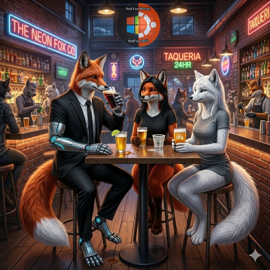 #furrymexico #furry #furryfandom #furryOC #RedFox_2057 <a href="/DeMoNicA_7/">DeMoNic/AI! (NSFW by TV)</a>

En la peda 🍻🍺.
Ahora nos acompaña Roxy 🤍.