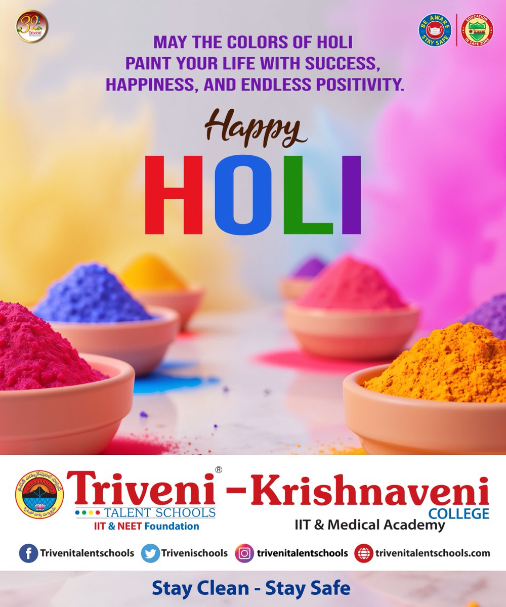 TriveniSchools's tweet photo. Happy Holi 

#Holi #Triveni #TriveniSchools #TriveniTalentSchools https://t.co/KJc7GxJCq0