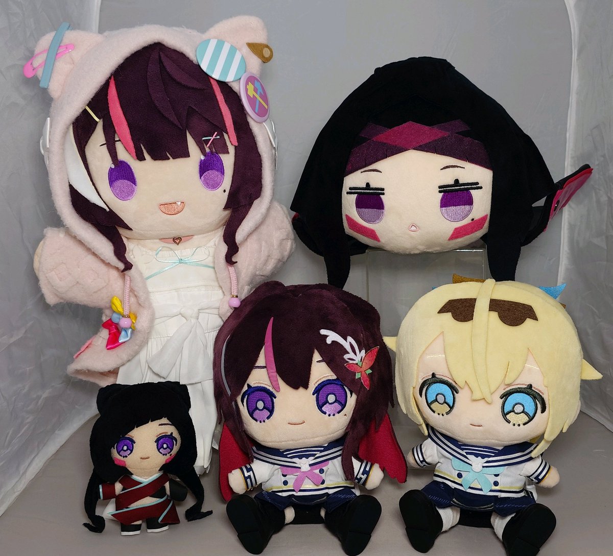 自分でぬい服をお仕立てしたあずきちの過去の1st衣装と2nd衣装、一番