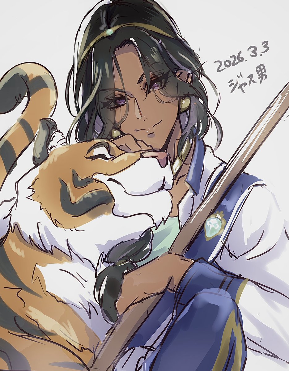 18枚目 RSAジャス男（仮）
答え合わせが来る前に描いとこ🐅