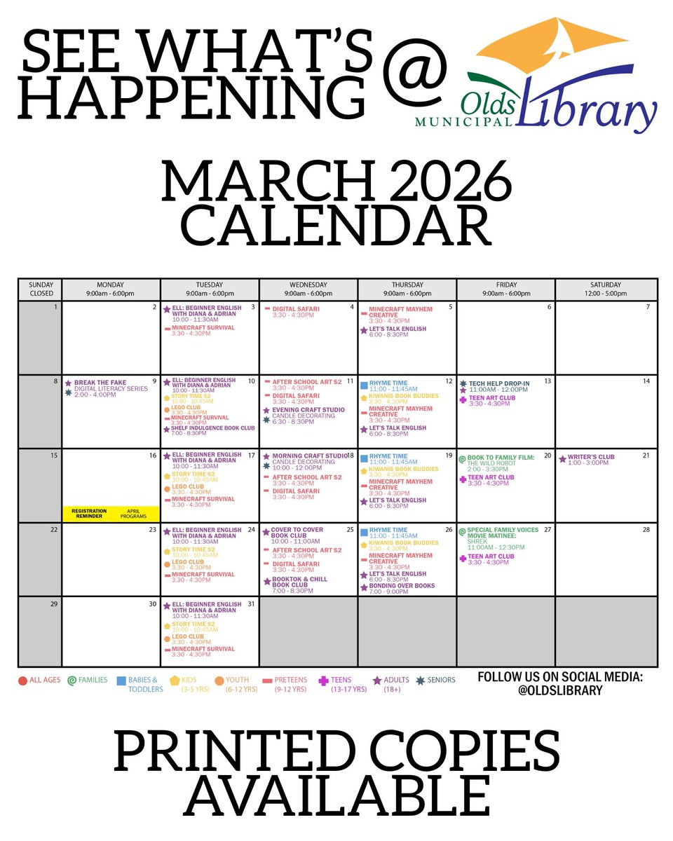 Olds Municipal Library tweet media