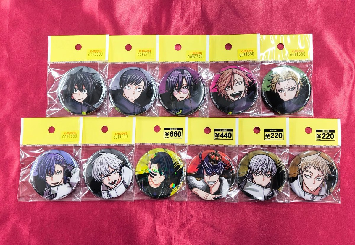 入荷情報】 『桃源暗鬼』 C106 缶バッジが揃っての入荷です‼️ 久々の