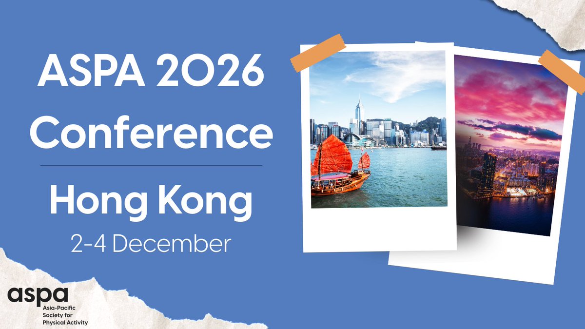 Asia-Pacific Society for Physical Activity tweet media