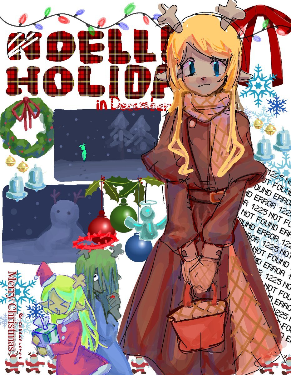 hamaharatara's tweet photo. #deltarune #noelleholiday 
12月に描いたやつ https://t.co/18Kbf0Oqiv
