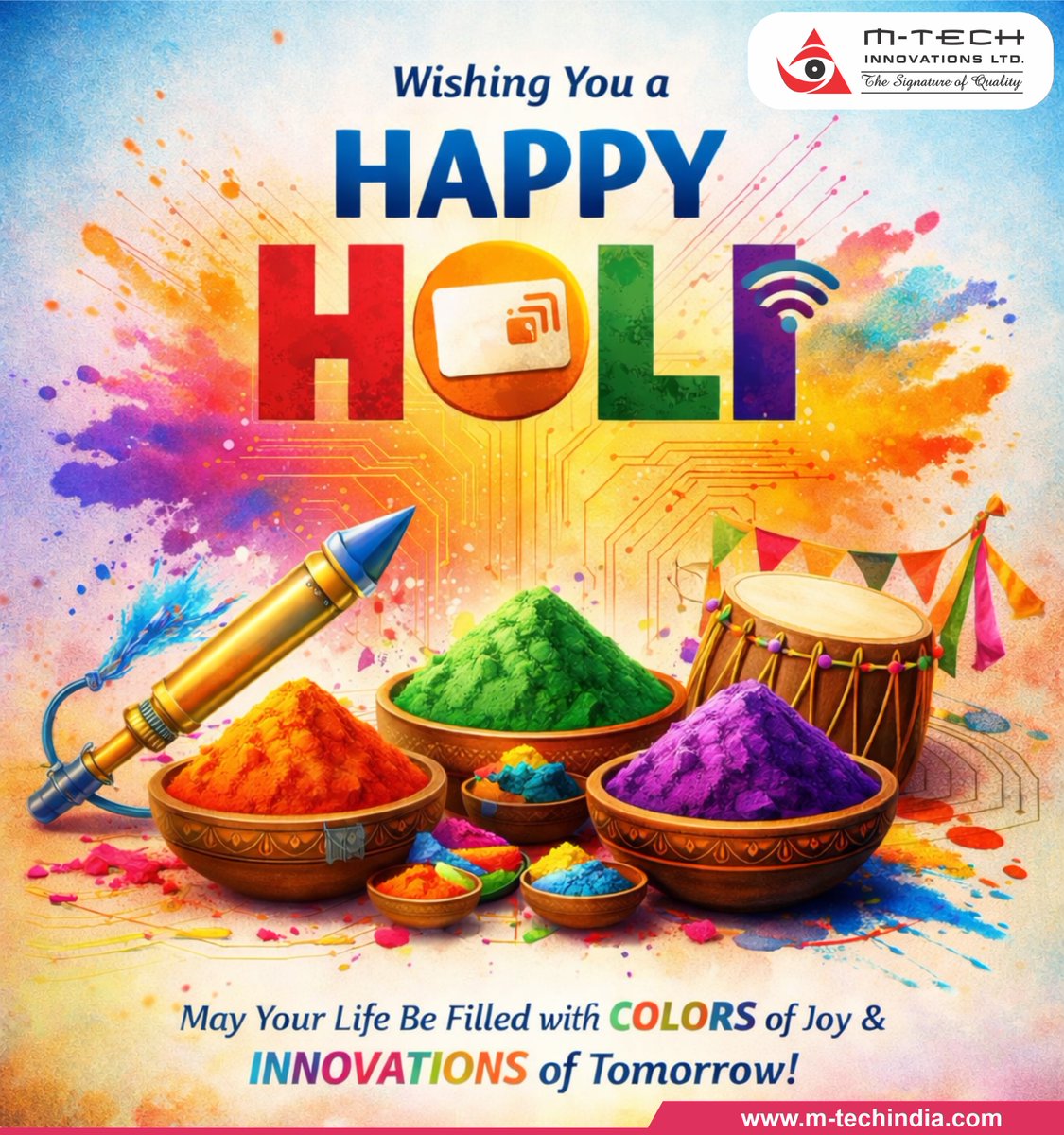 InnovationMtech's tweet photo. Happy Holi https://t.co/eG7l1lVXt4