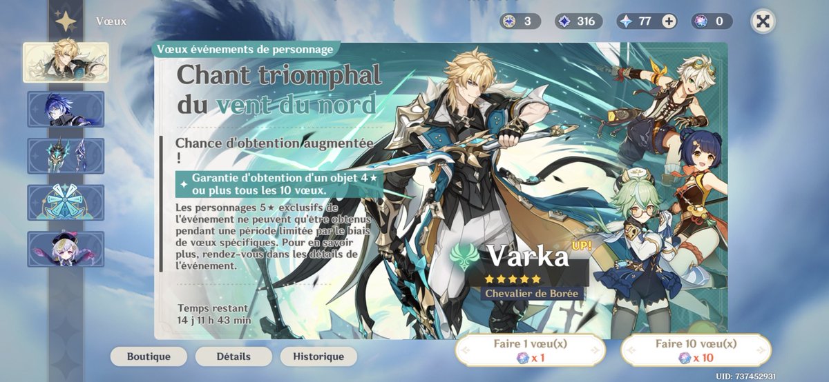 _miss27_'s tweet photo. I give up, I lost my 50/50 with Dehya and I'm tired of seeing everyone else get it.
#Genshinlmpact #Varka https://t.co/Fg24ebwhBj