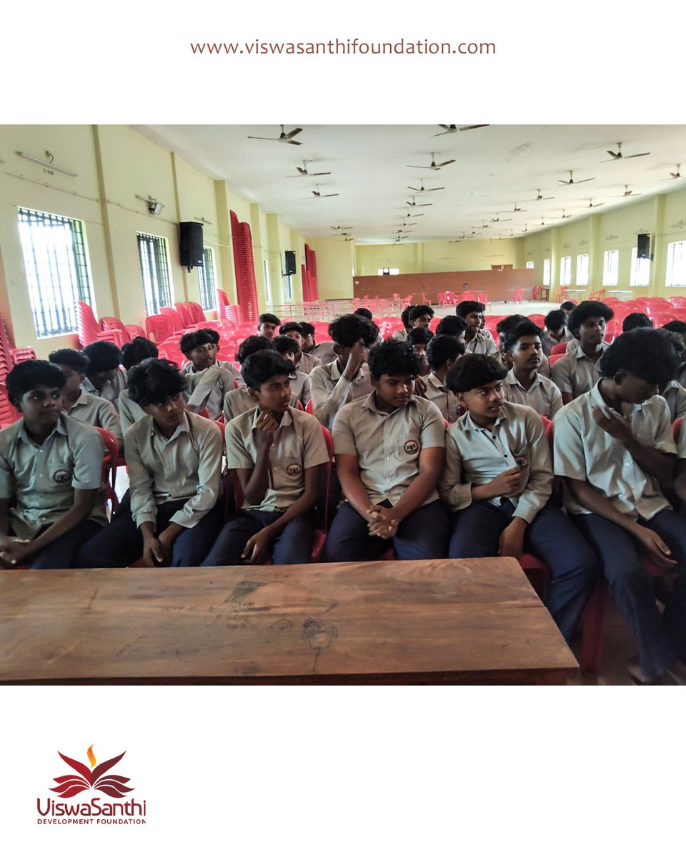 ViswaSanthiFndn's tweet photo. ViswaSanthi Foundation conducted an Exam Motivation & Stress Reduction session at Govt. Model HSS, Varkala (16 Jan 2026) under #KALALAYAM2025-26.
Students learned practical ways to manage exam stress, boost confidence & stay focused. 💪📘
#EYGDS #ExamMotivation #VSF #Kalalayam https://t.co/WtLZOE9D6M