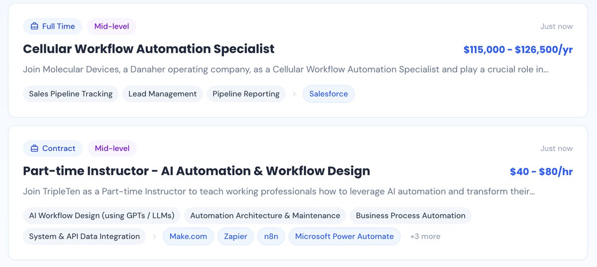viktorasdev's tweet photo. We just added 2 remote ai automation jobs to our site! Check them out if you are AI specialist at https://t.co/5rPQa4S9i7 https://t.co/taa3iHXSvC