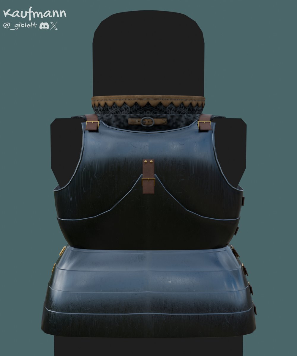 _giblett's tweet photo. I textured the Italian cuirass thing, made it blued because I liked blued armour
#Roblox https://t.co/RwuR73kFvF