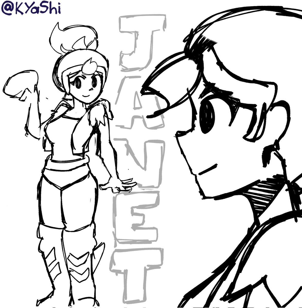 KYaShimm's tweet photo. Janet wip https://t.co/8iS1HQ80i3