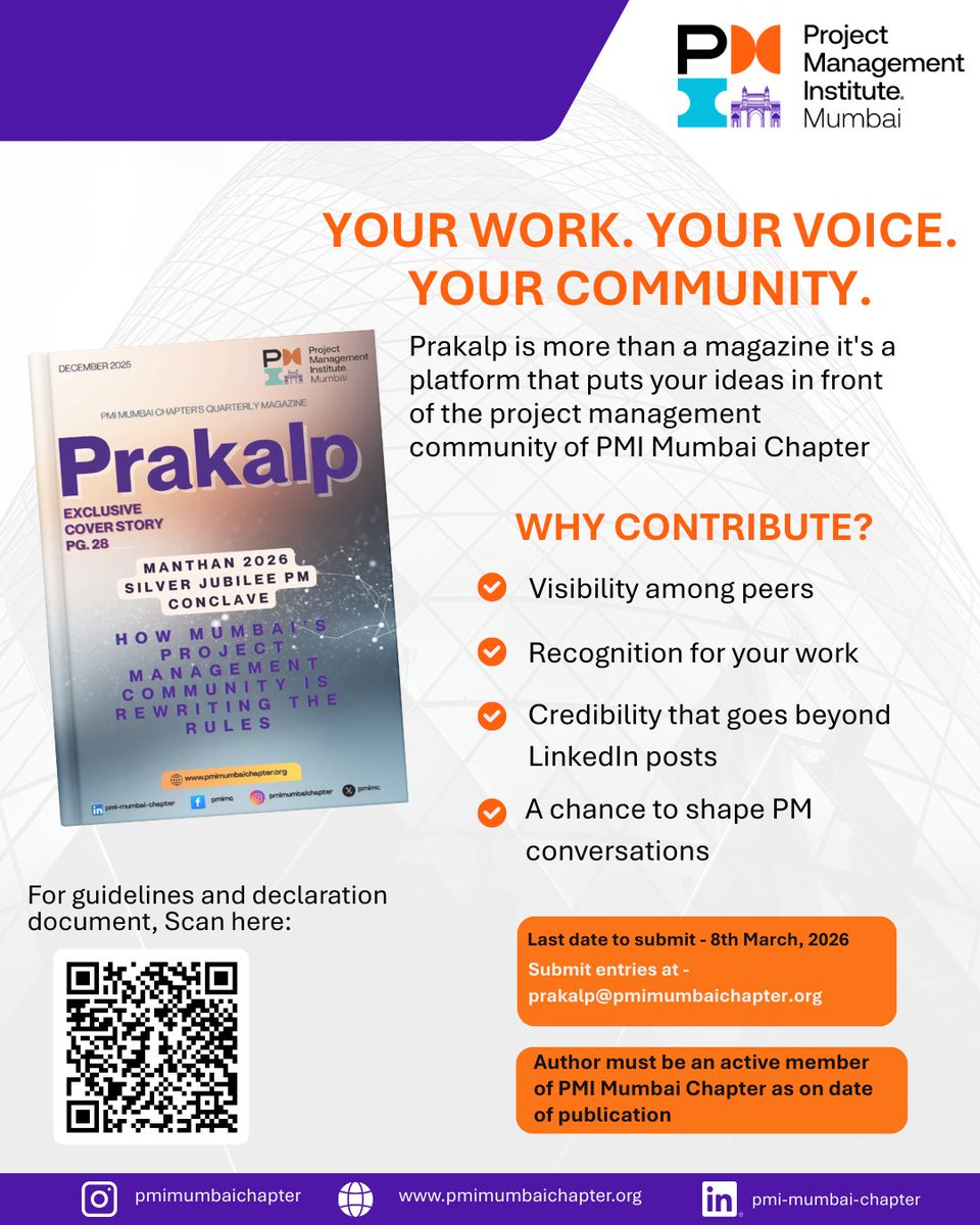 PMI Mumbai Chapter tweet media