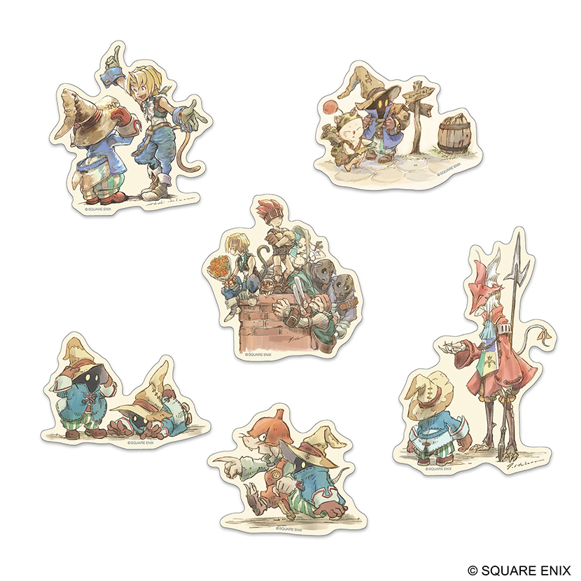 本日発売】『ファイナルファンタジーIX』から、ステッカーが発売！作品